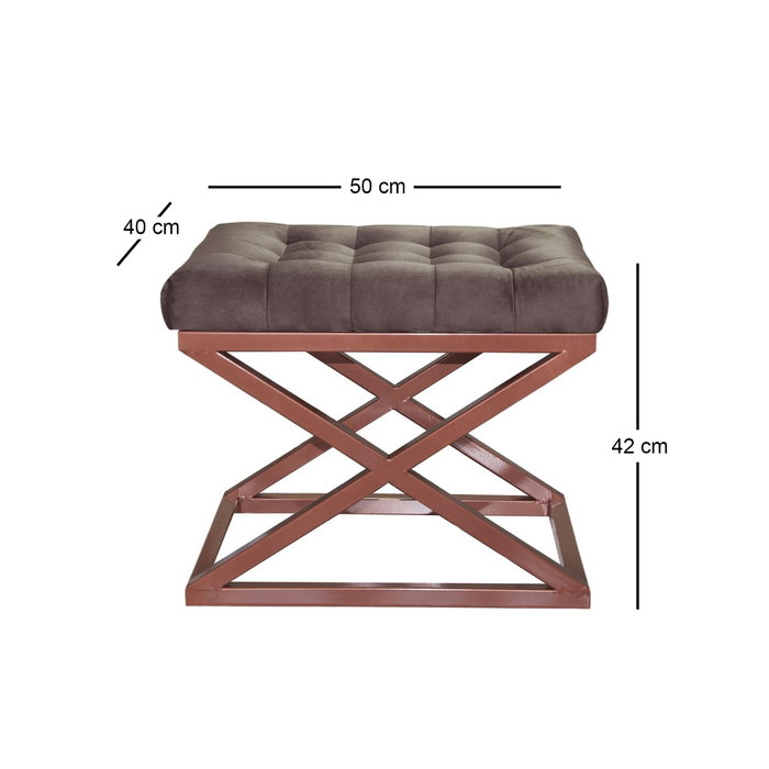 Atelier Del Sofa Capraz - Cobre, Marrón